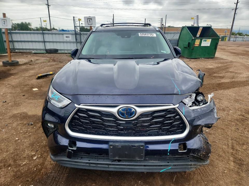 Aukcja sprzedaży 2021 Toyota Highlander, vin: 5TDHBRCH2MS531741, numer aukcji: 53583726