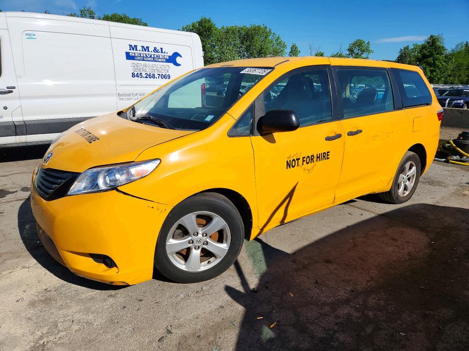 2017 Toyota Sienna მანქანა იყიდება აუქციონზე, vin: 5TDZK3DC9GS699501, აუქციონის ნომერი: 55367726