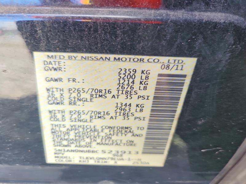 Продаж на аукціоні авто 2011 Nissan Xterra, vin: 5N1AN0NU8BC523913, номер лоту: 52757206