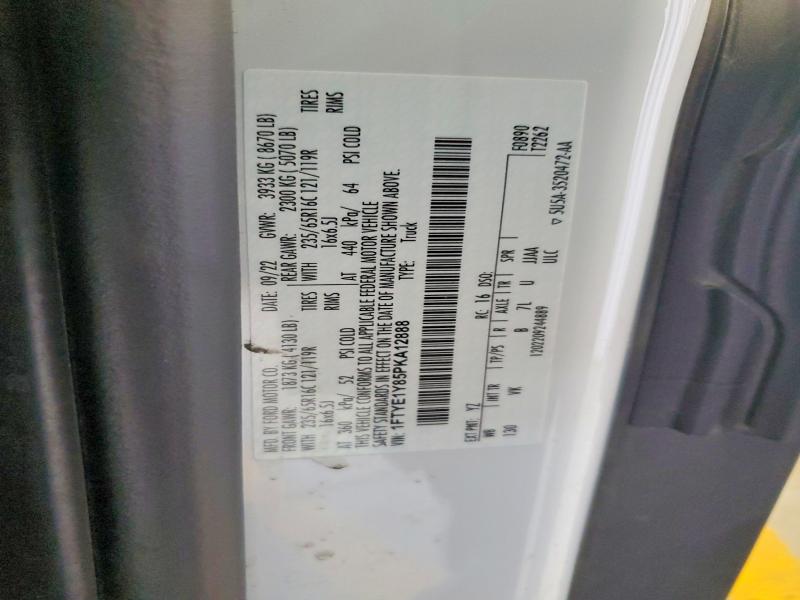 Aukcja sprzedaży 2023 Ford Transit, vin: 1FTYE1Y85PKA12888, numer aukcji: 53851386