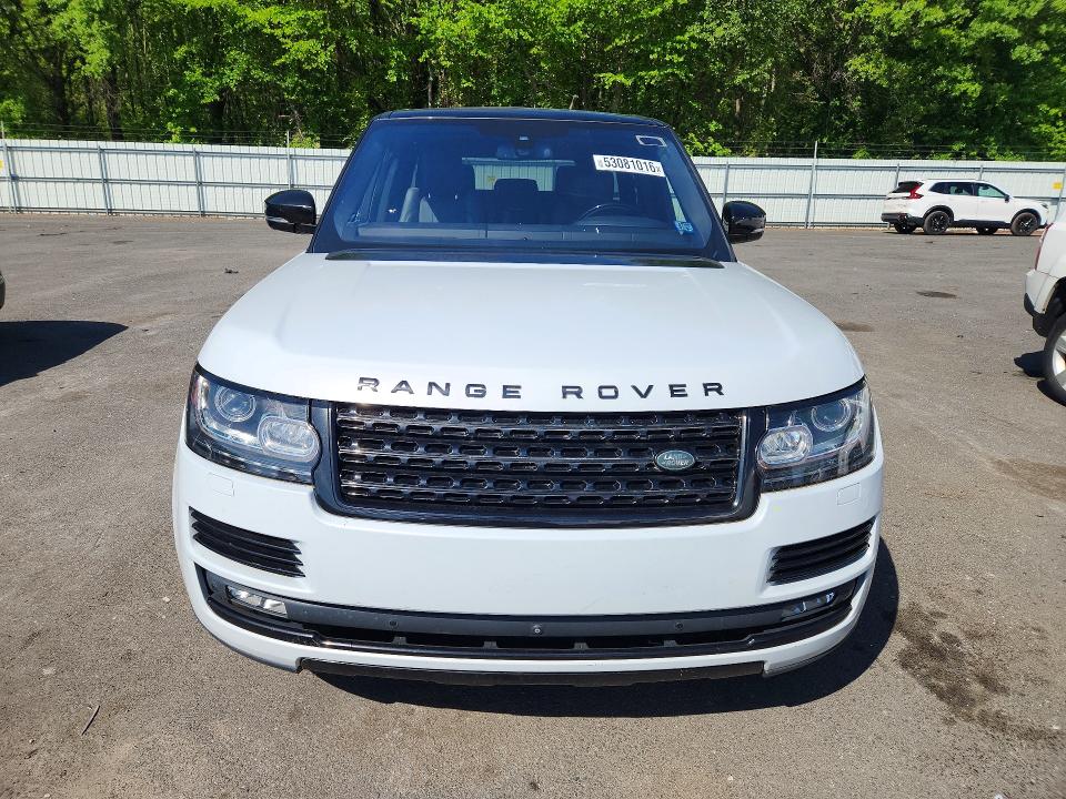 2016 Land Rover Range Rover მანქანა იყიდება აუქციონზე, vin: SALGS2KF9GA246581, აუქციონის ნომერი: 53081016