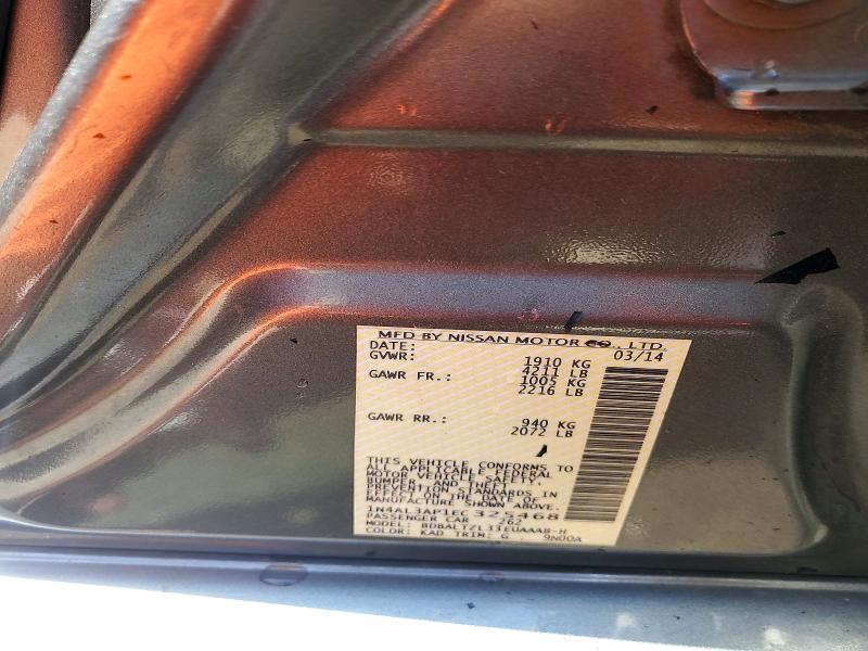 Aukcja sprzedaży 2014 Nissan Altima, vin: 1N4AL3AP1EC325468, numer aukcji: 52871936