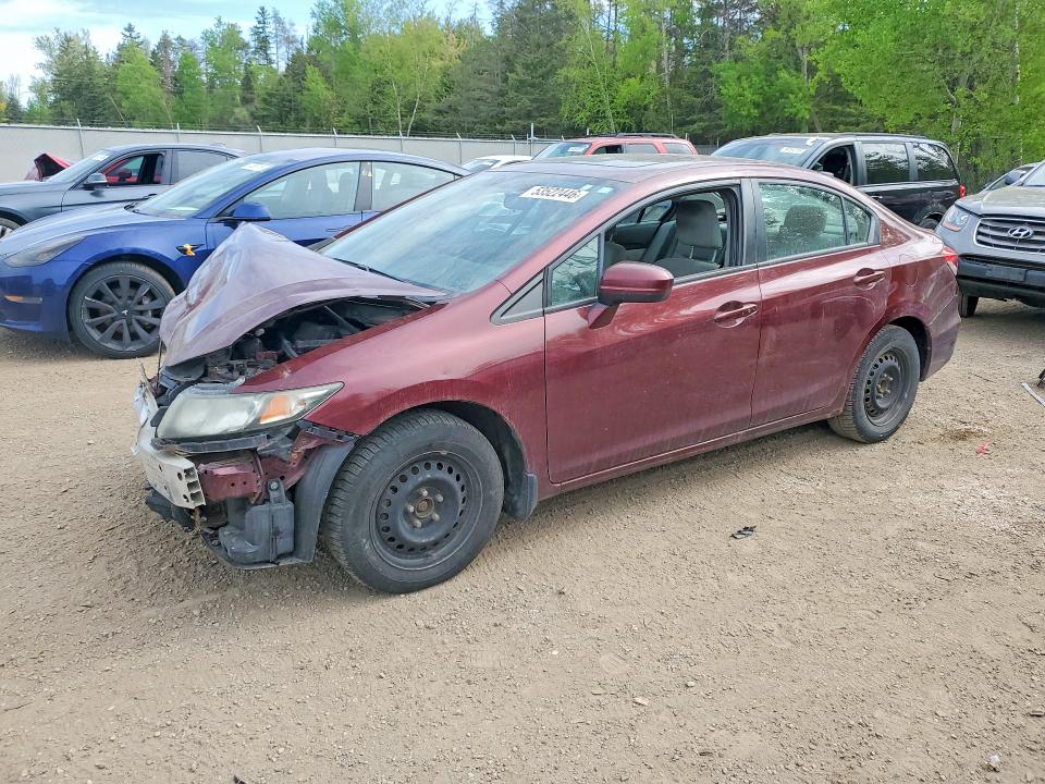 Продаж на аукціоні авто 2014 Honda Civic, vin: 2HGFB2F52EH014599, номер лоту: 53522446