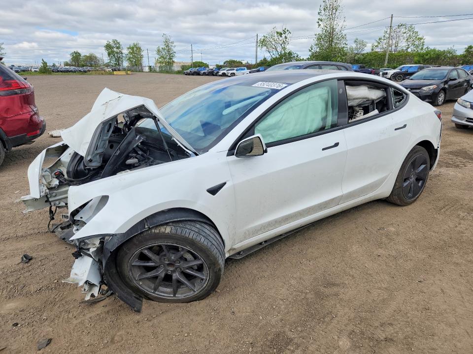 2022 Tesla Model 3 მანქანა იყიდება აუქციონზე, vin: 5YJ3E1EA3NF249164, აუქციონის ნომერი: 55240376