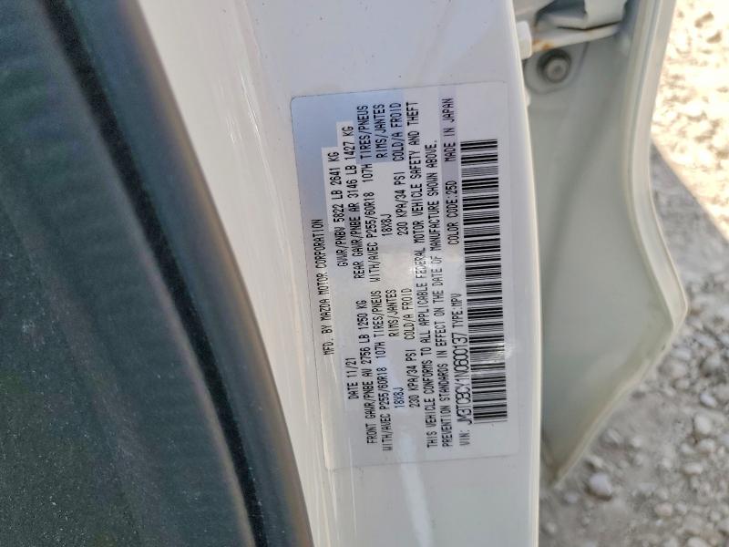 52735856 :رقم المزاد ، JM3TCBCY1N0600137 vin ، 2022 Mazda Cx-9 مزاد بيع