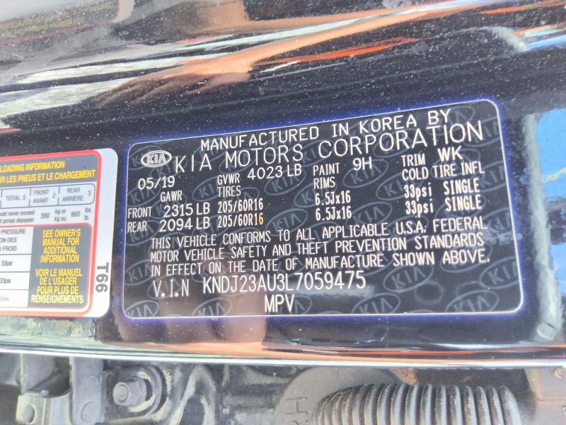 Aukcja sprzedaży 2020 Kia Soul, vin: KNDJ23AU3L7059475, numer aukcji: 52995556
