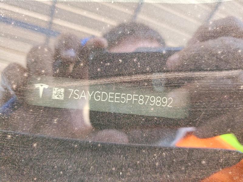 2023 Tesla Model Y მანქანა იყიდება აუქციონზე, vin: 7SAYGDEE5PF879892, აუქციონის ნომერი: 54352156