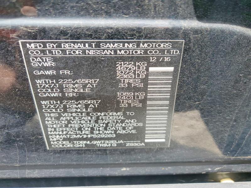 Продаж на аукціоні авто 2017 Nissan Rogue, vin: KNMAT2MV1HP529263, номер лоту: 55185756