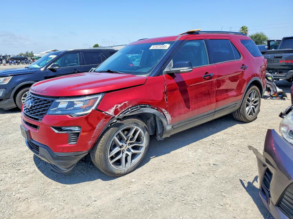 2018 Ford Explorer მანქანა იყიდება აუქციონზე, vin: 1FM5K8GT9JGC72288, აუქციონის ნომერი: 52925866