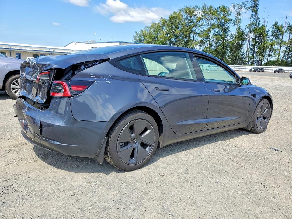 2022 Tesla Model 3 მანქანა იყიდება აუქციონზე, vin: 5YJ3E1EA6NF340882, აუქციონის ნომერი: 54908806