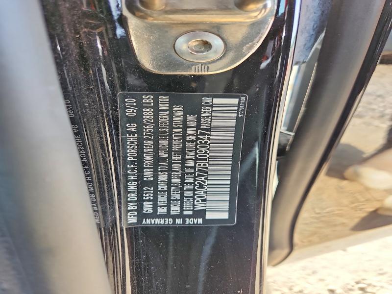 Продажа на аукционе авто 2011 Porsche Panamera, vin: WP0AC2A77BL090347, номер лота: 55592896