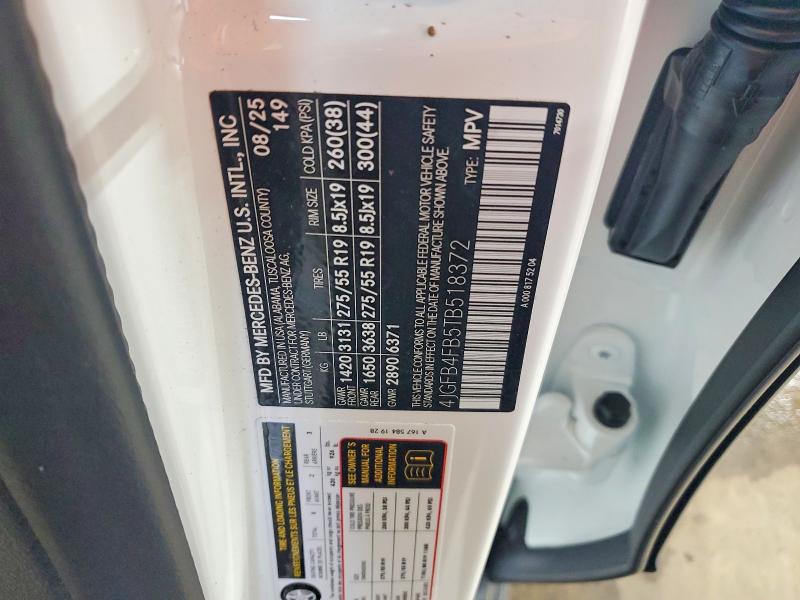 53804646 :رقم المزاد ، 4JGFB4FB5TB518372 vin ، 2026 Mercedes-benz Gle مزاد بيع