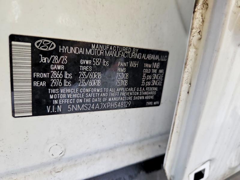 Aukcja sprzedaży 2023 Hyundai Santa Fe, vin: 5NMS24AJXPH548129, numer aukcji: 54526706
