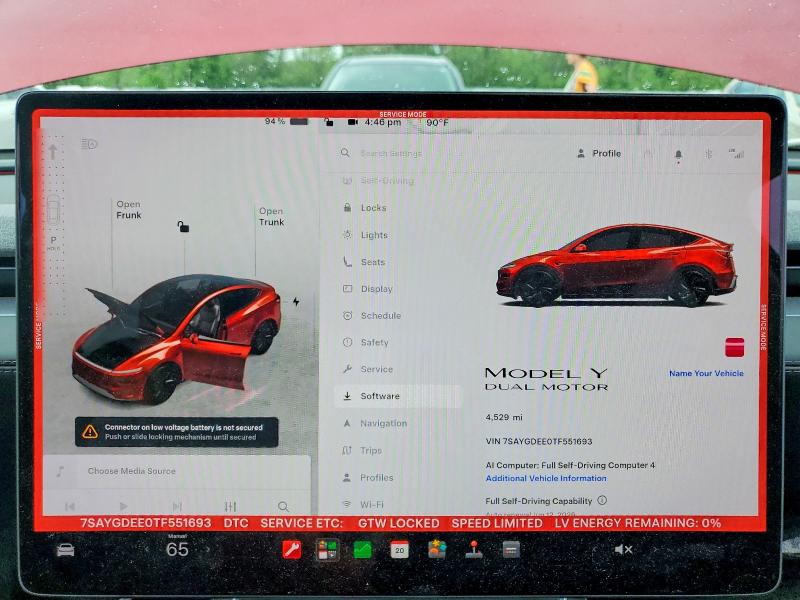 Продажа на аукционе авто 2026 Tesla Model Y, vin: 7SAYGDEE0TF551693, номер лота: 54132446