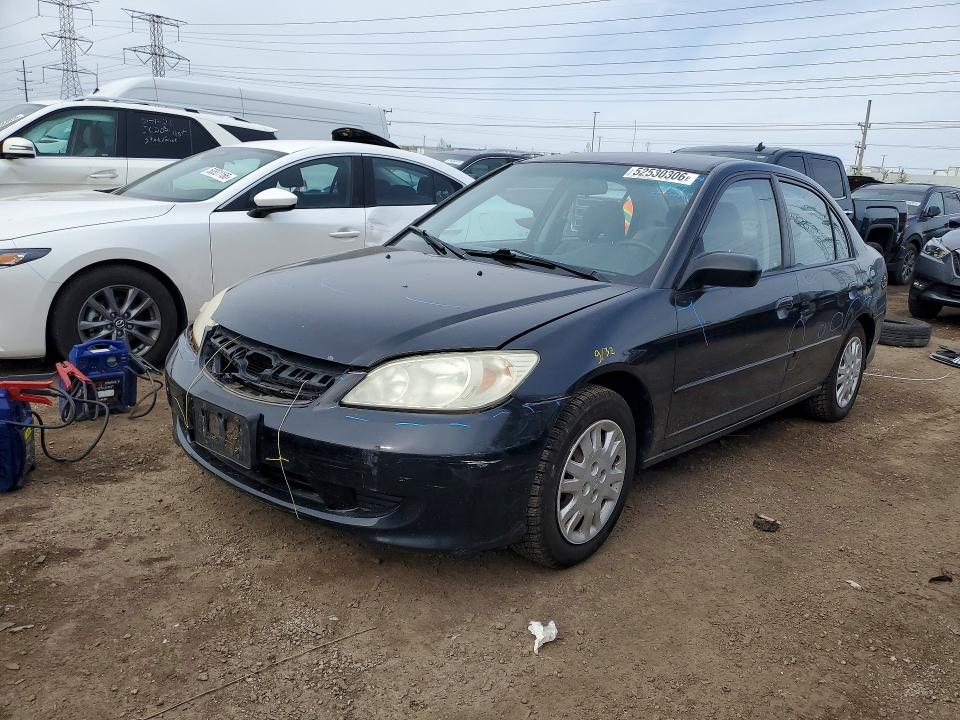 2004 Honda Civic მანქანა იყიდება აუქციონზე, vin: 2HGES166X4H530903, აუქციონის ნომერი: 52530306