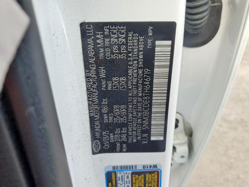 Продажа на аукционе авто 2026 Hyundai Tucson, vin: 5NMJBCDE8TH646719, номер лота: 54139036