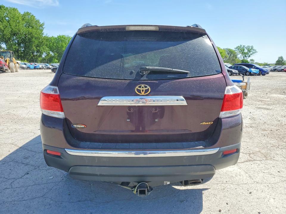 53507556 :رقم المزاد ، 5TDDK3EH4CS134216 vin ، 2012 Toyota Highlander مزاد بيع