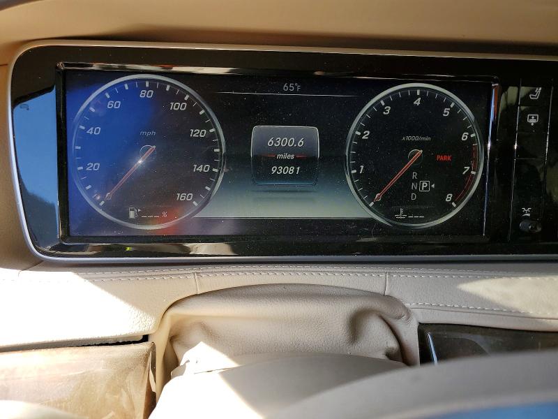 2015 Mercedes-benz S მანქანა იყიდება აუქციონზე, vin: WDDUG8CB1FA116020, აუქციონის ნომერი: 55072946