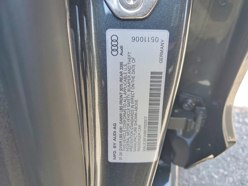Продаж на аукціоні авто 2024 Audi E-tron Gt, vin: WAUFJBFW9R7003317, номер лоту: 54294896