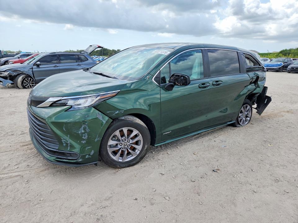Aukcja sprzedaży 2021 Toyota Sienna, vin: 5TDKRKECXMS001401, numer aukcji: 53371376