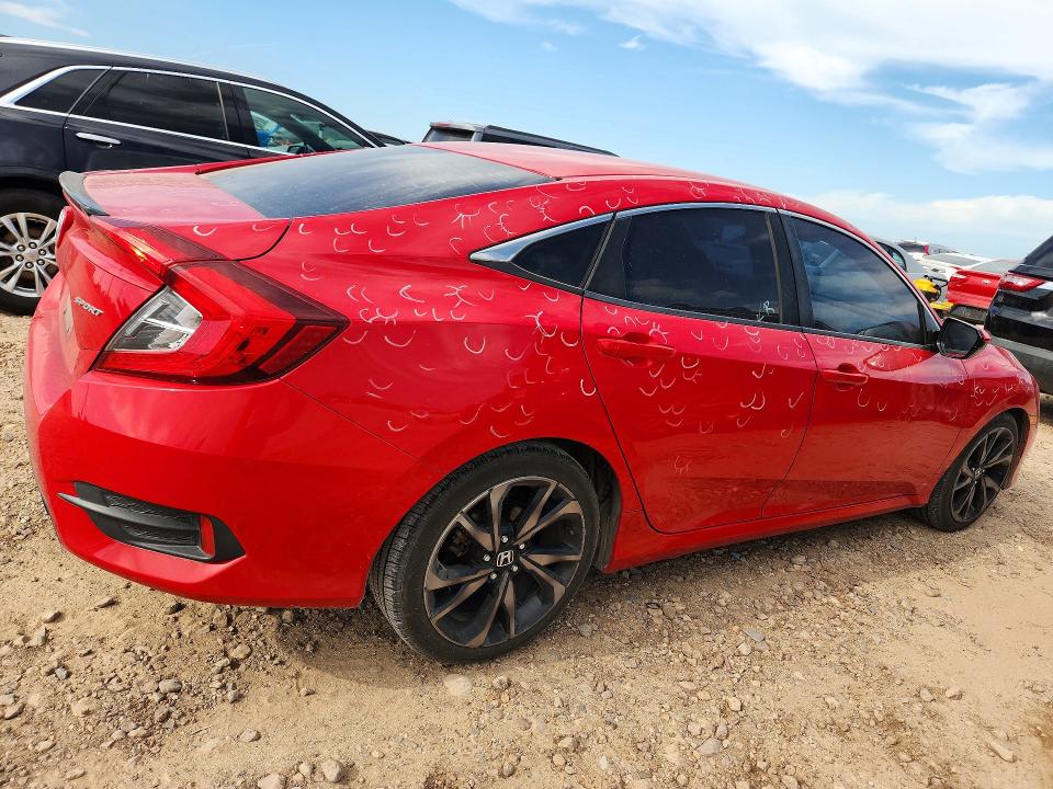 Aukcja sprzedaży 2019 Honda Civic, vin: 2HGFC2F84KH527145, numer aukcji: 54177746