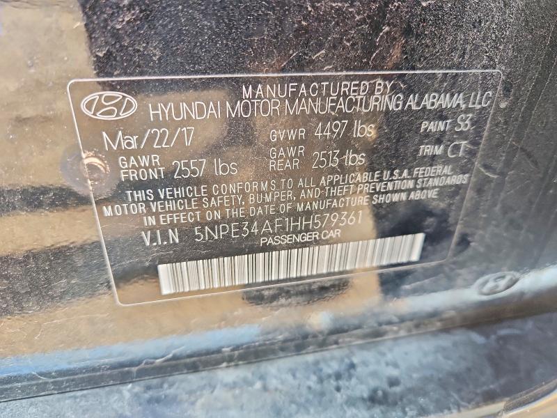 Продажа на аукционе авто 2017 Hyundai Sonata, vin: 5NPE34AF1HH579361, номер лота: 54098416