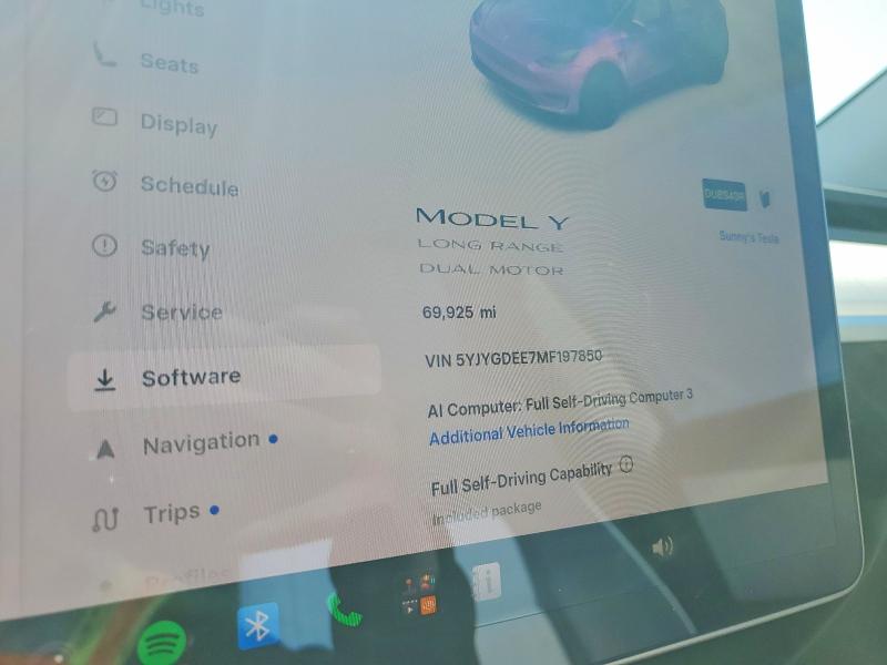 Aukcja sprzedaży 2021 Tesla Model Y, vin: 5YJYGDEE7MF197850, numer aukcji: 54817286