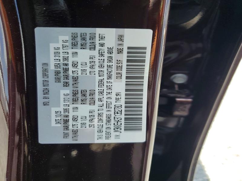 54502236 :رقم المزاد ، JM3KKEHA3T1362780 vin ، 2026 Mazda Cx-90 مزاد بيع