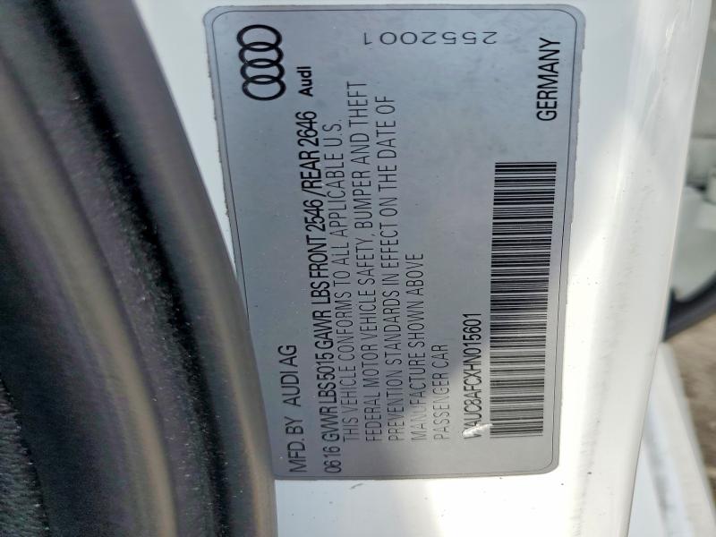 Продаж на аукціоні авто 2017 Audi A6, vin: WAUC8AFCXHN015601, номер лоту: 53221366
