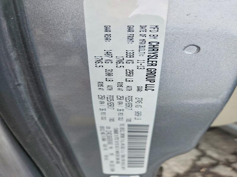 Продаж на аукціоні авто 2014 Chrysler Town & Country, vin: 2C4RC1BGXER243021, номер лоту: 54086976