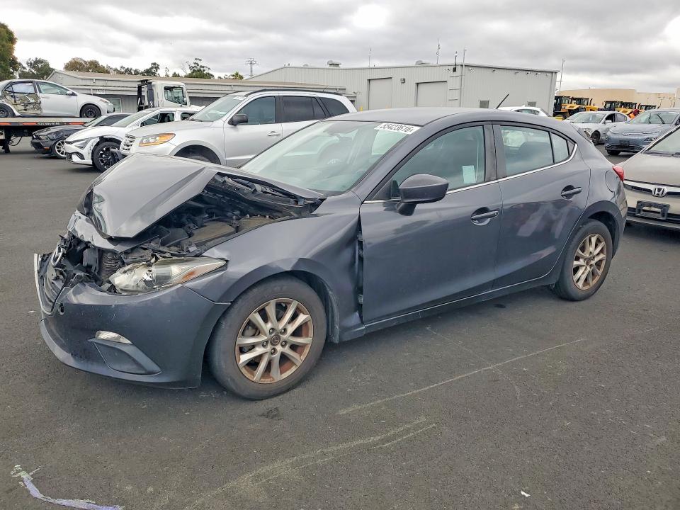 55423616 :رقم المزاد ، JM1BM1K76G1344059 vin ، 2016 Mazda 3 مزاد بيع