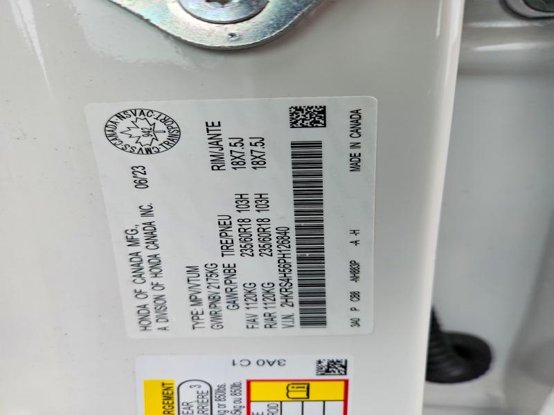 Aukcja sprzedaży 2023 Honda Cr-v, vin: 2HKRS4H56PH126840, numer aukcji: 53554326
