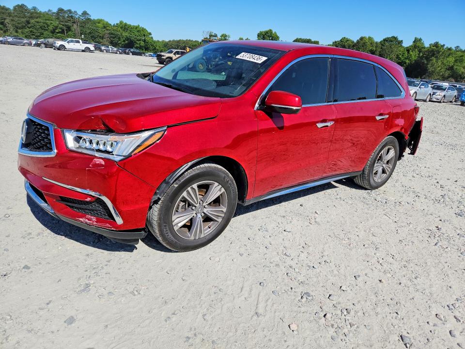 53708436 :رقم المزاد ، 5J8YD3H36KL008176 vin ، 2019 Acura Mdx مزاد بيع