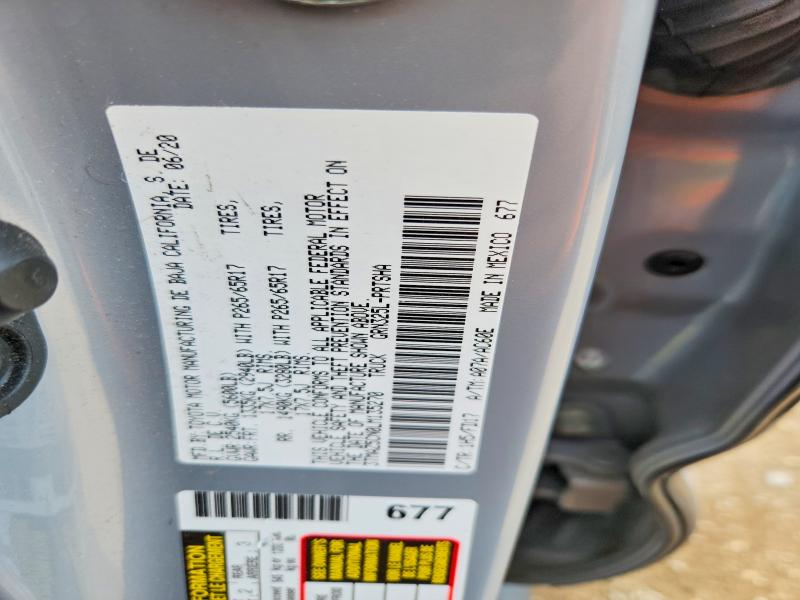 51181446 :رقم المزاد ، 3TMAZ5CN0LM135270 vin ، 2020 Toyota Tacoma مزاد بيع