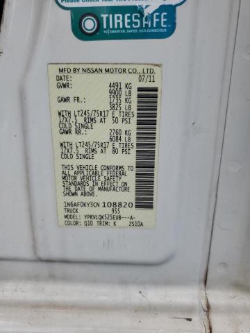 55390266 :رقم المزاد ، 1N6AF0KY3CN108820 vin ، 2012 Nissan Nv 1500 مزاد بيع