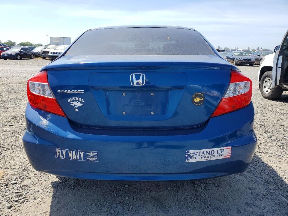 51906926 :رقم المزاد ، 2HGFB2F92CH502712 vin ، 2012 Honda Civic مزاد بيع