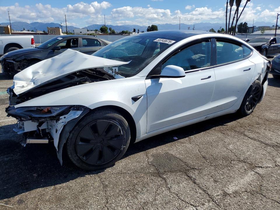 Продажа на аукционе авто 2025 Tesla Model 3, vin: 5YJ3E1EBXSF019125, номер лота: 55348676