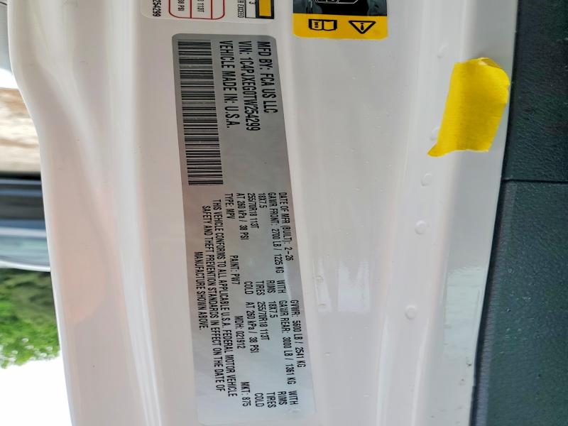 Продаж на аукціоні авто 2026 Jeep Wrangler, vin: 1C4PJXEG0TW254299, номер лоту: 52659976