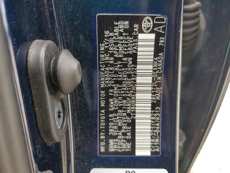 Продажа на аукционе авто 2017 Toyota Corolla, vin: 2T1BURHE7HC797527, номер лота: 52385836