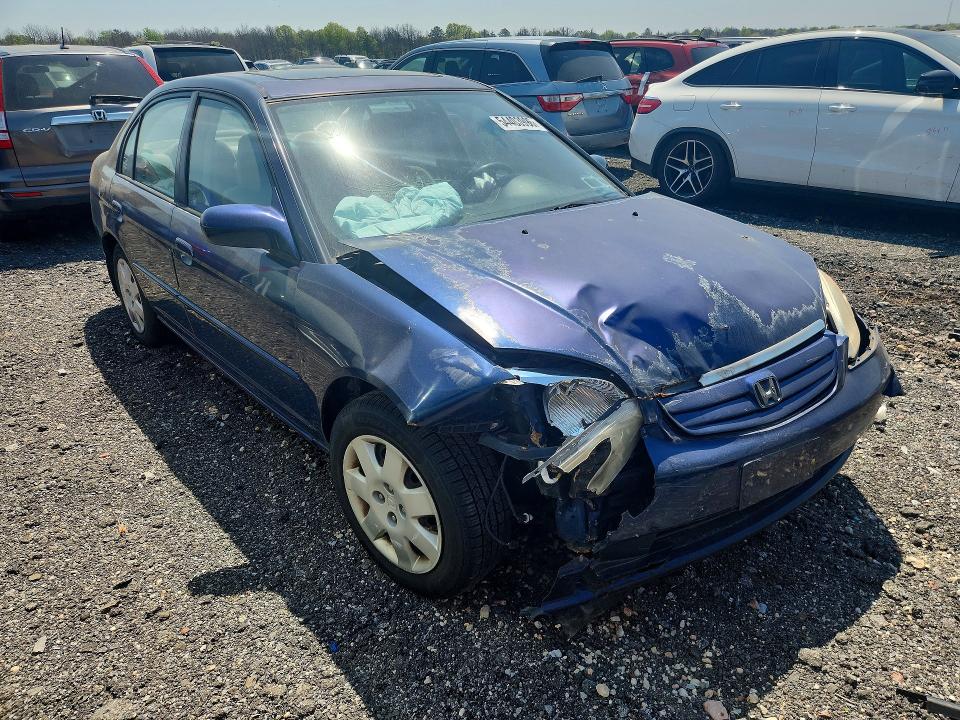 Продаж на аукціоні авто 2002 Honda Civic, vin: 2HGES26882H586715, номер лоту: 54403996