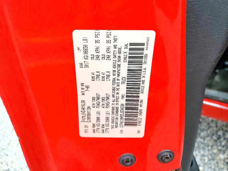 2005 Dodge Ram 1500 მანქანა იყიდება აუქციონზე, vin: 1D7HU18N55J634280, აუქციონის ნომერი: 53197056
