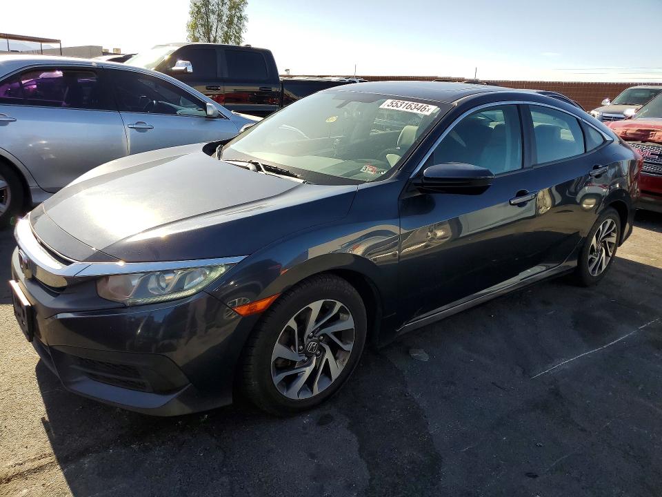 Auction sale of the 2016 Honda Civic, vin: 19XFC2F79GE222412, lot number: 55316346