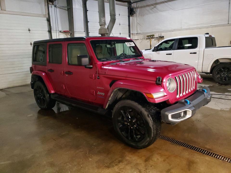53617966 :رقم المزاد ، 1C4JJXP69NW114457 vin ، 2022 Jeep Wrangler Unlimited مزاد بيع