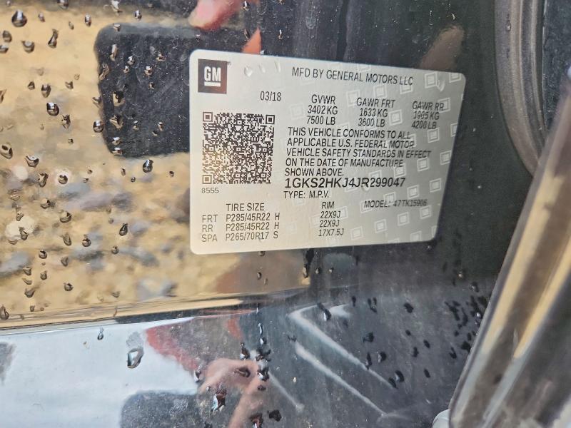 Продаж на аукціоні авто 2018 Gmc Yukon Xl, vin: 1GKS2HKJ4JR299047, номер лоту: 55280336