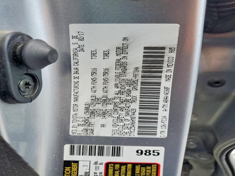 2017 Toyota Tacoma მანქანა იყიდება აუქციონზე, vin: 3TMCZ5AN6HM074428, აუქციონის ნომერი: 55201136