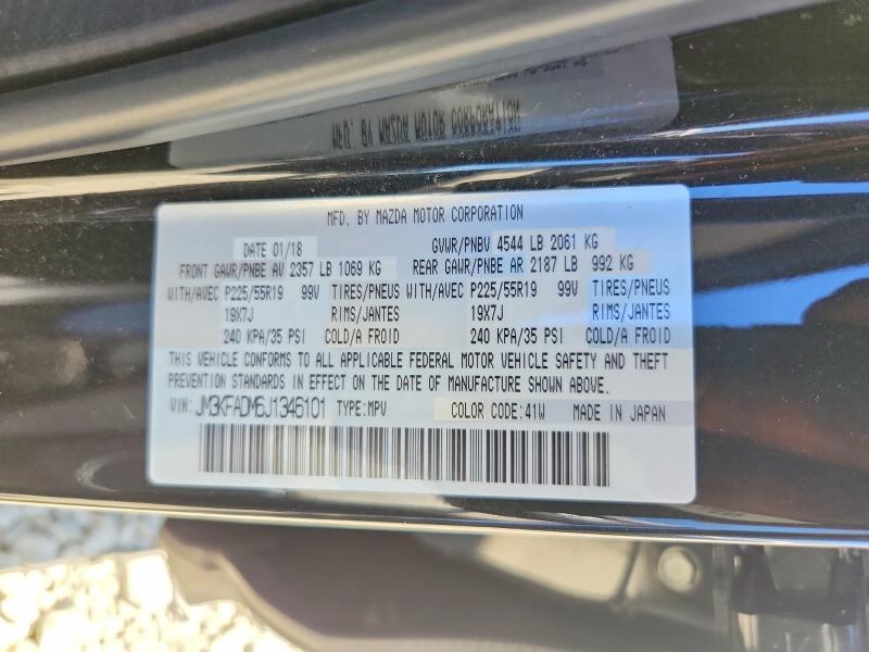 Aukcja sprzedaży 2018 Mazda Cx-5, vin: JM3KFADM6J1346101, numer aukcji: 54685726