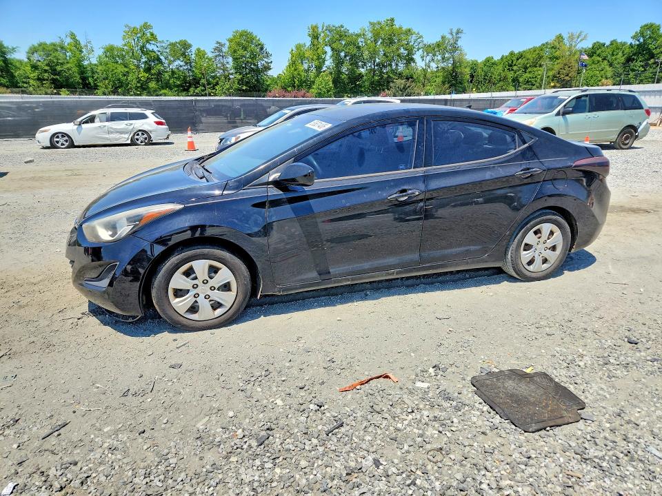 2016 Hyundai Elantra მანქანა იყიდება აუქციონზე, vin: KMHDH4AE5GU636813, აუქციონის ნომერი: 53631406