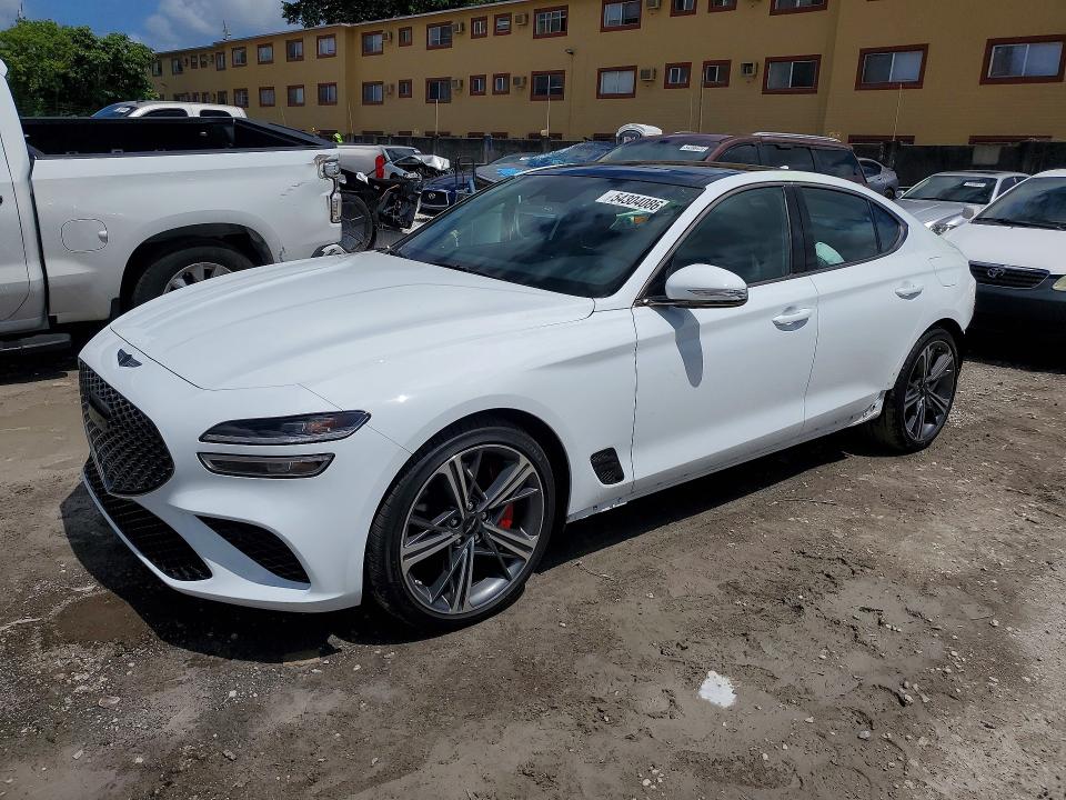 2025 Genesis G70 მანქანა იყიდება აუქციონზე, vin: KMTG34SC9SU147466, აუქციონის ნომერი: 54304086