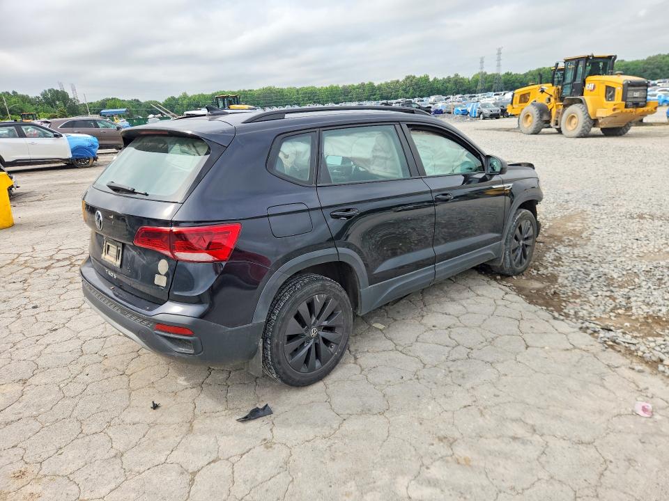 2022 Volkswagen Taos მანქანა იყიდება აუქციონზე, vin: 3VVDX7B24NM076427, აუქციონის ნომერი: 54010966