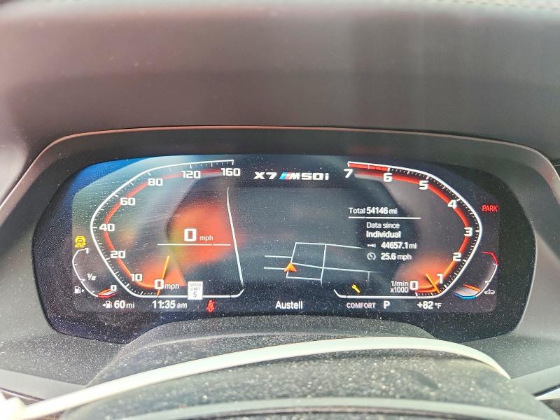54541686 :رقم المزاد ، 5UXCX6C01L9B61451 vin ، 2020 Bmw X7 مزاد بيع